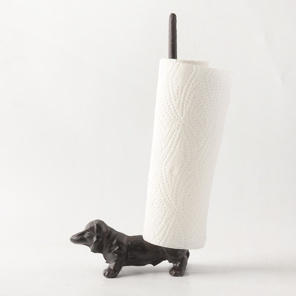 Vintage Iron Puppy Tissue Holder - TAOCASA