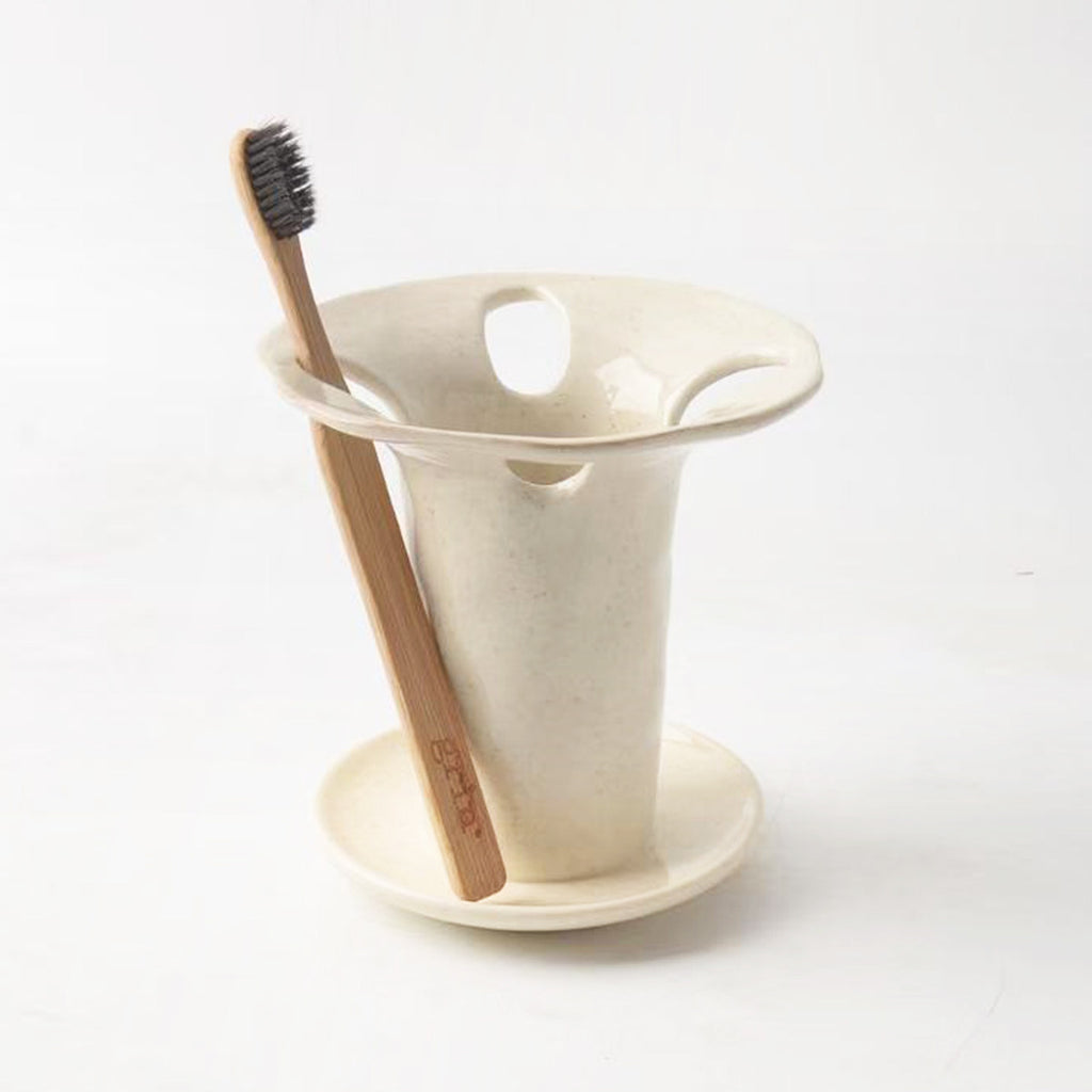 Ceramic Toothbrush Cup - TAOCASA
