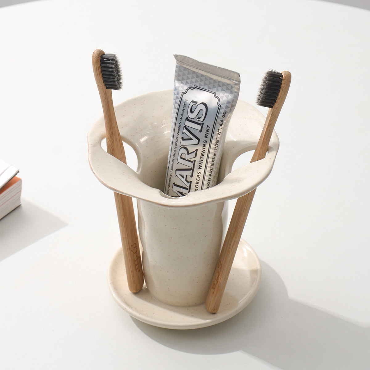 Ceramic Toothbrush Cup - TAOCASA