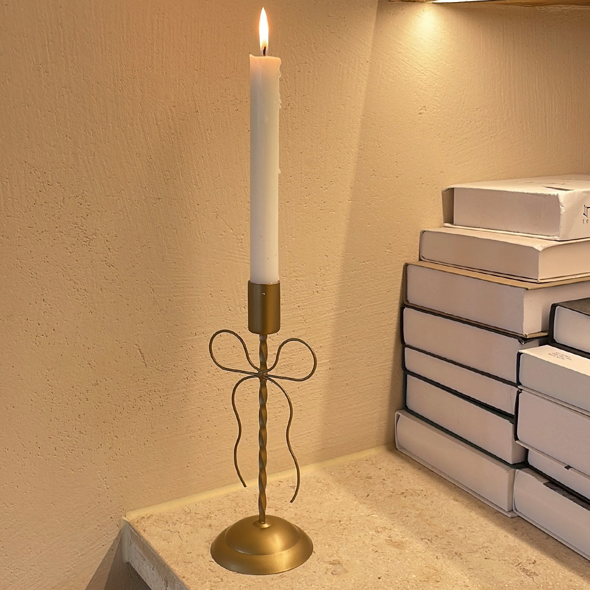 Candle Holder - Bowknot Design - TAOCASA