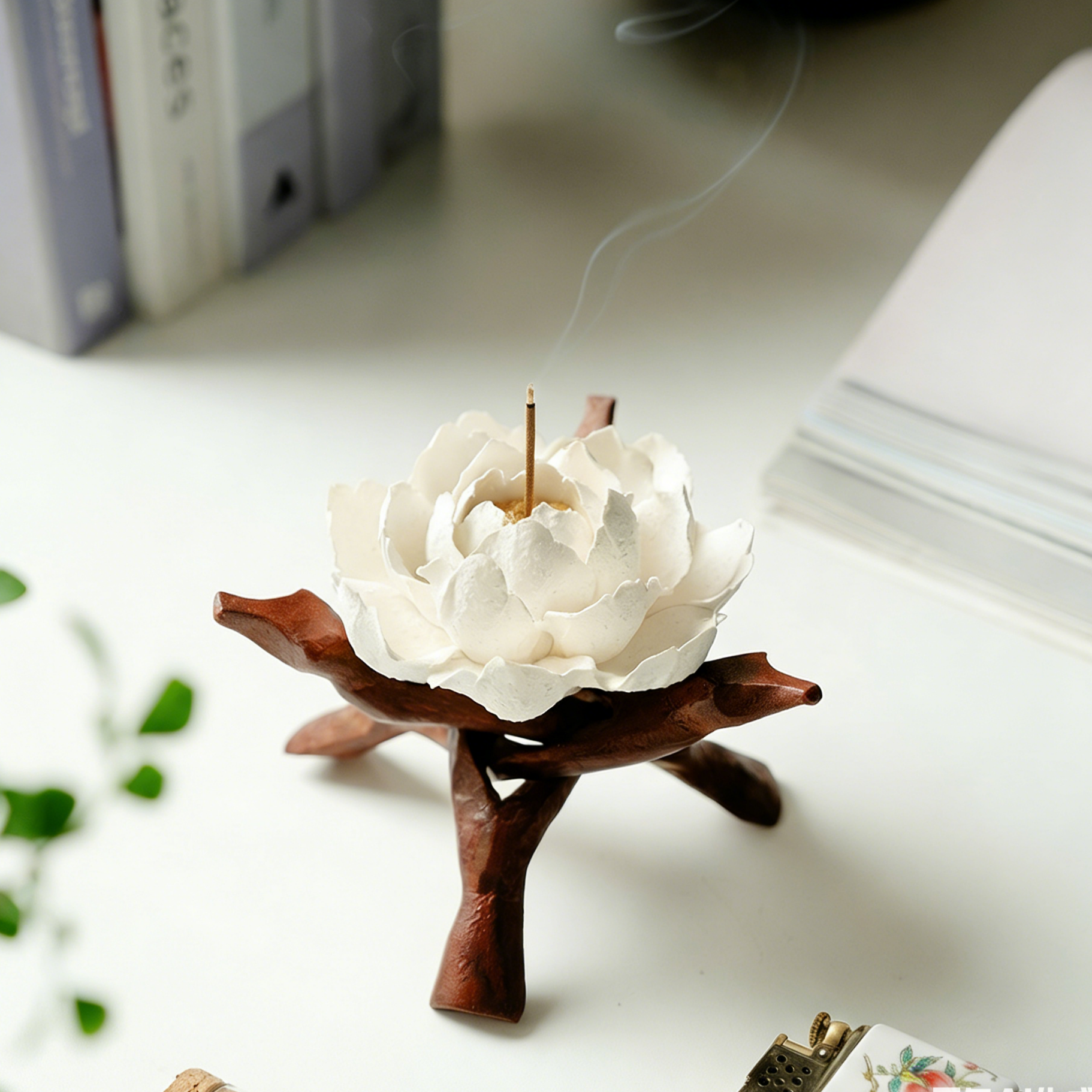 Incense Holder - Lotus style - TAOCASA